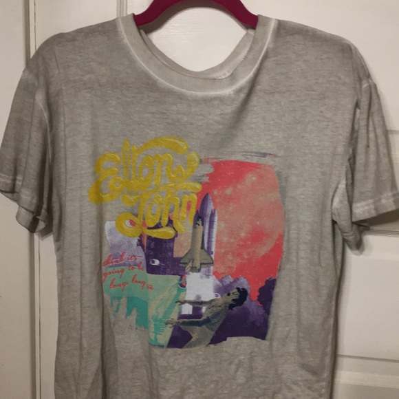 Light grey, Elton John tee - Picture 1 of 1